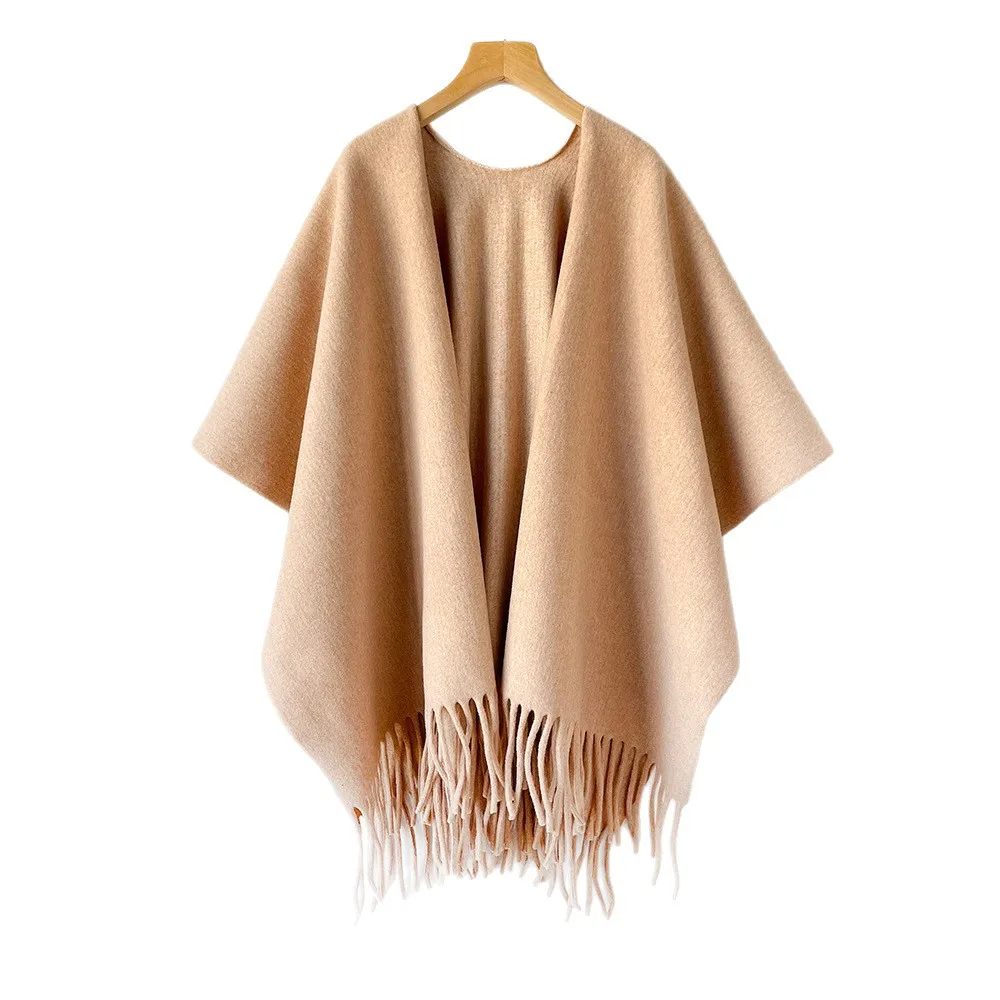 Woven Scarf Blanket - Winter Sjaal Cape Dames Dikke Warme