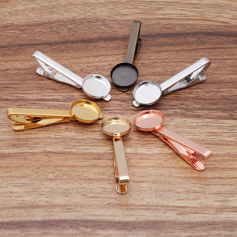 Tie Bar Set Gift - 50 stuks gekleurde stropdasklemmen met 16mm
