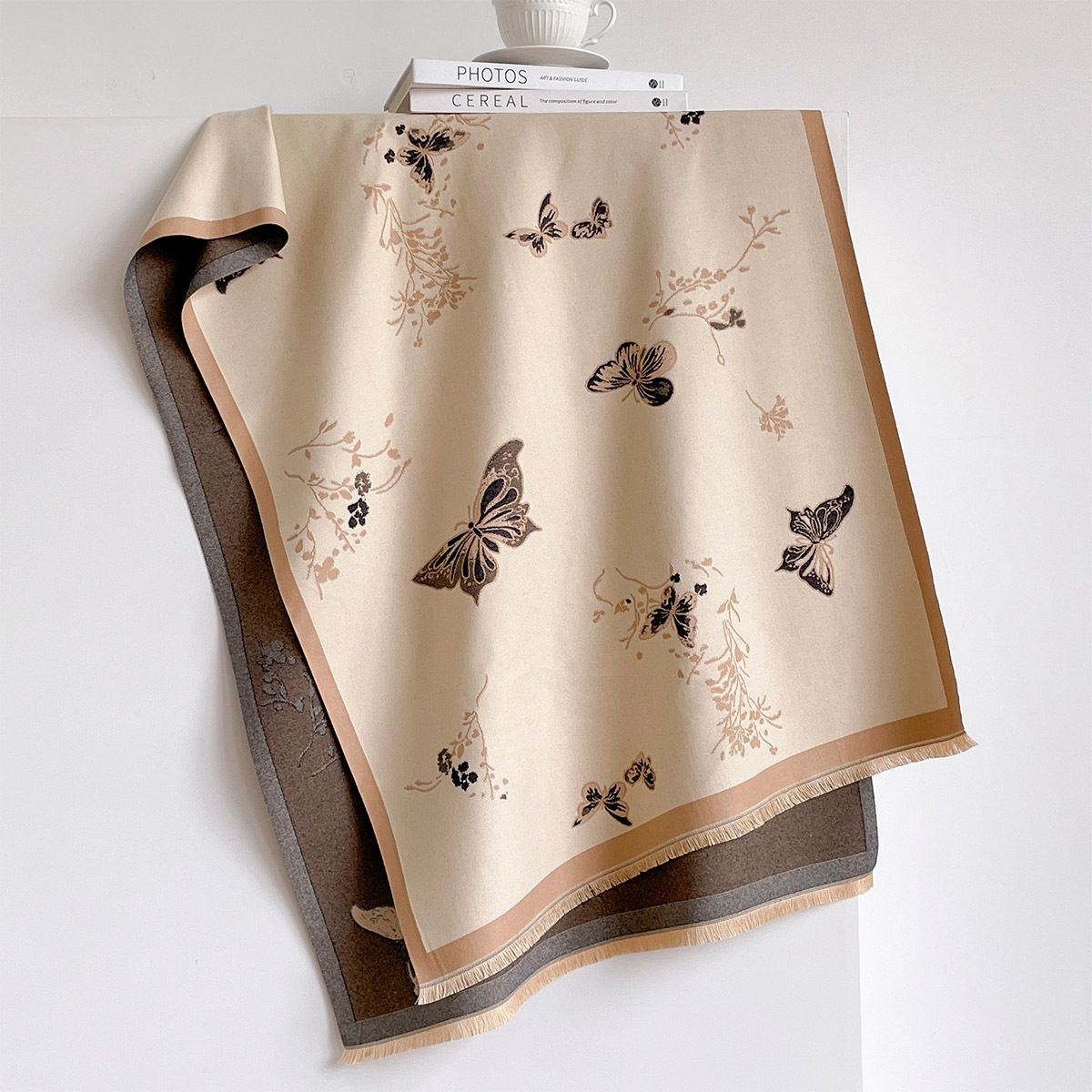 Dames imitatie kasjmier sjaal  - Woven Scarf Blanket recensie en prijs
