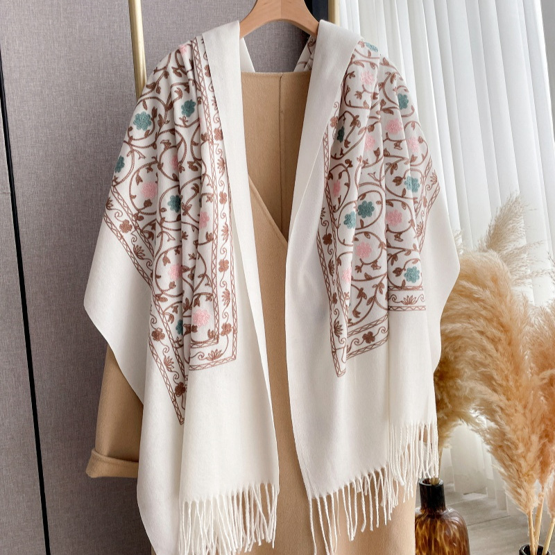 2023 Nieuwe Borduren Kasjmier  - Woven Scarf Blanket recensie en prijs
